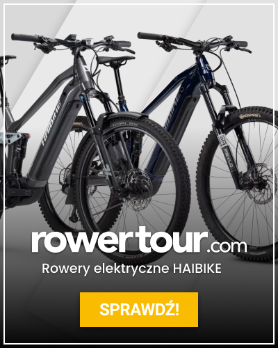 Reklama rowerów elektrycznych w Rowertour.com wersja mobilna